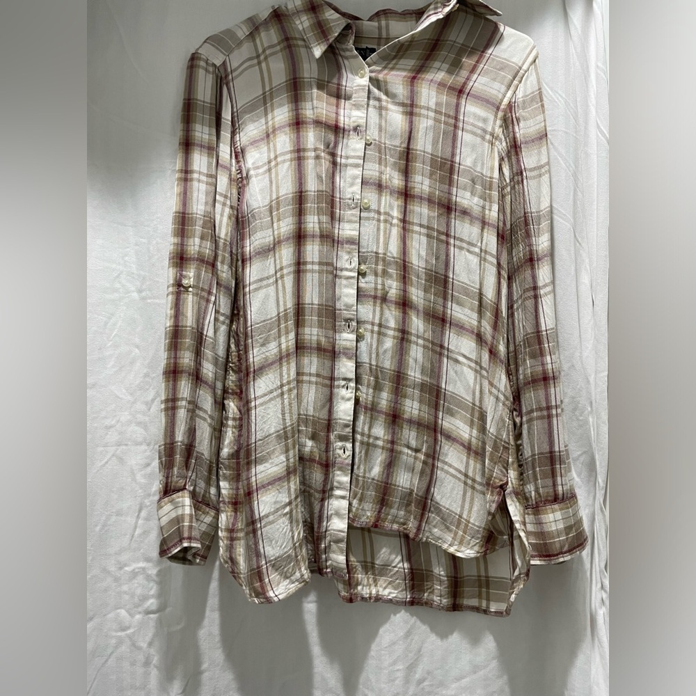 Ralph Lauren Brown and Red Flannel